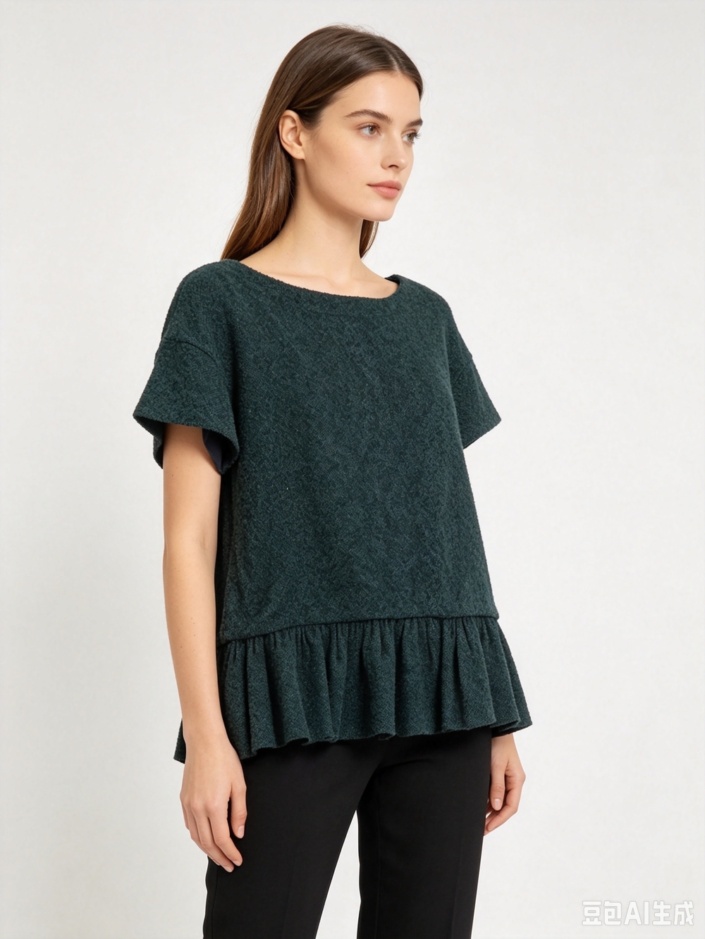Tibi Ruffle-Hem Top - Picture 4 of 8